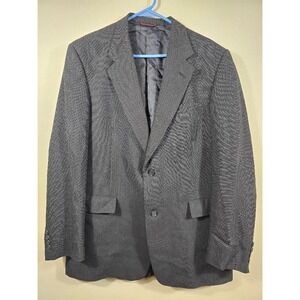 Marshall Field's Blazer Sport‎ Coat Two Button Gray Textured Mens